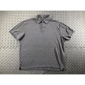 Nat Nast Polo Shirt Adult Medium Gray Short Sleeve Golf Golfing Casual Men's